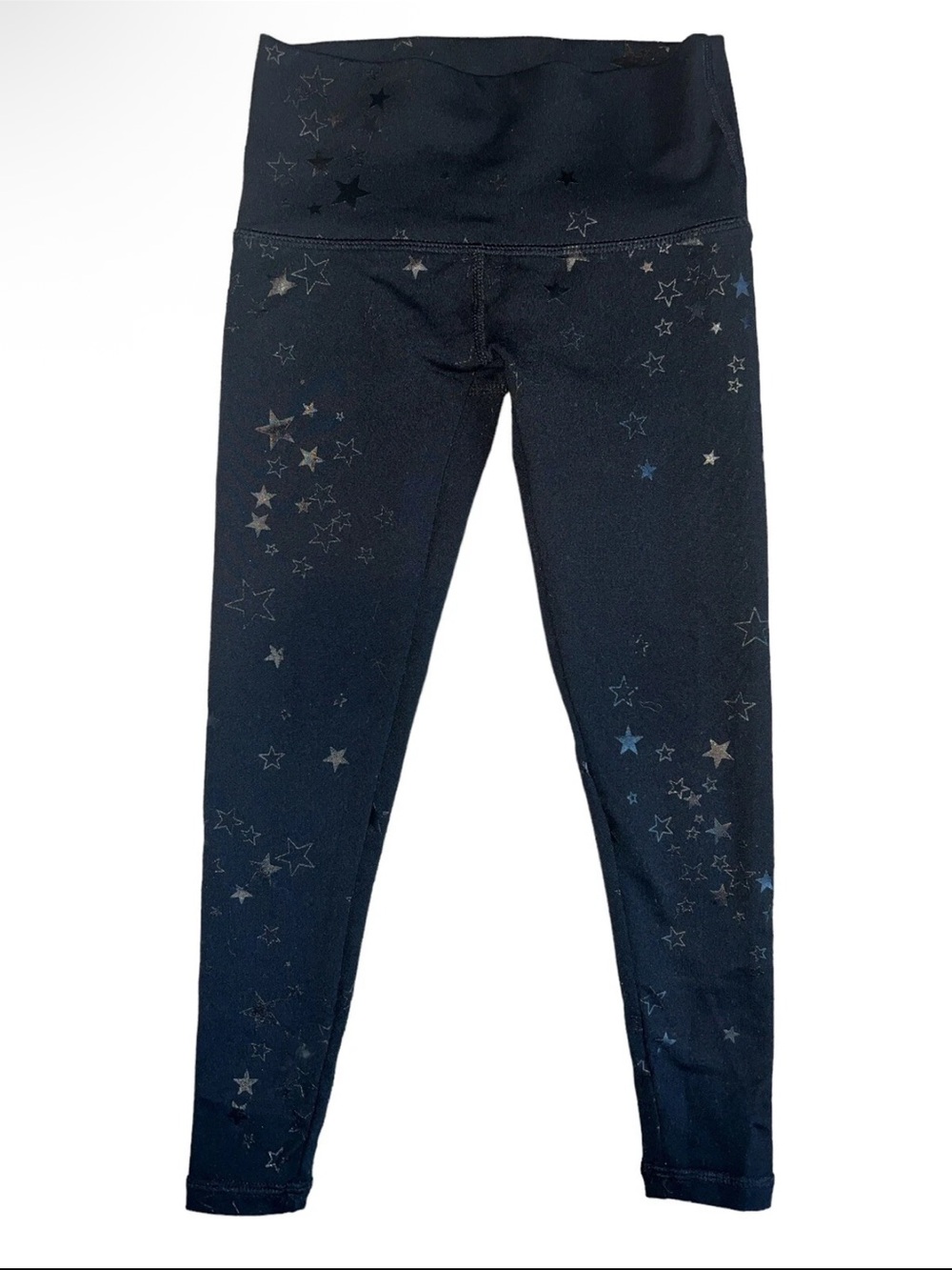 Spiritual Gangster girls black star print active leggings size 10